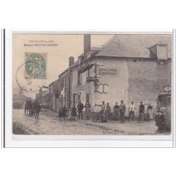 CHATILLON-le-ROI : maison couture-ducrot, café de l'union - etat