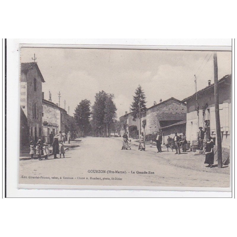 GOURZON : la grande rue - tres bon etat
