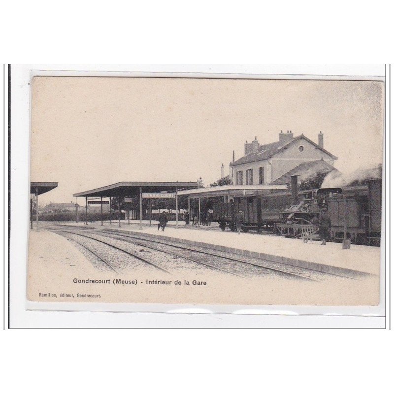 GONDRECOURT : intérieur de la gare - tres bon etat