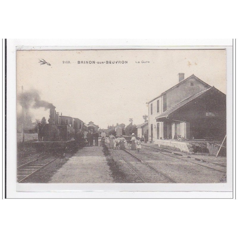 BRINON-sur-BEUVRON : la gare - tres bon etat