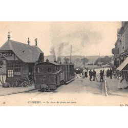 CABOURG : la gare du train sur route - tres bon etat