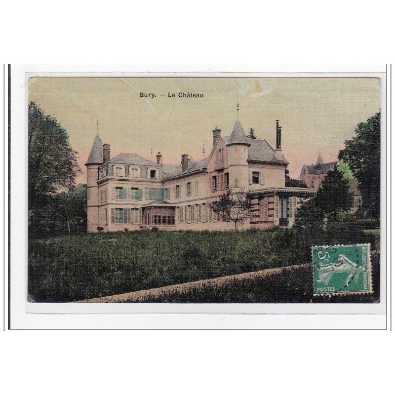 BURY : le chateau (toillée) - tres bon etat