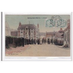 BETHISY-SAINT-MARTIN : l'arret (toillée) (passage a niveau) - tres bon etat