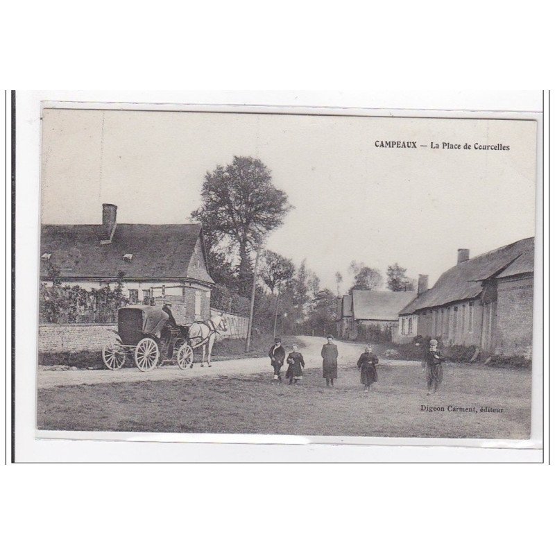 CAMPEAUX : la place de courcelles - etat
