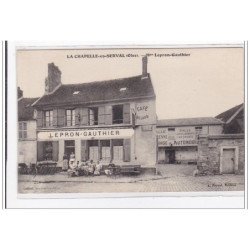 LA CHAPELLE-en-SERVAL : mon lepron-gauthier, café, billiard, garage d'automobile - tres bon etat