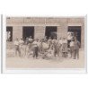 ROUVROY-les-MERLES : ouvriers, carte photo, lot de 2 CPA - tres bon etat