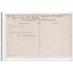 ROUVROY-les-MERLES : ouvriers, carte photo, lot de 2 CPA - tres bon etat