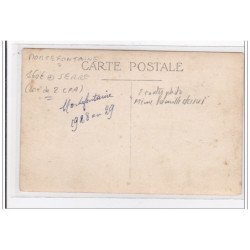 MORTE FONTAINE : serre, lot de 2 CPA - tres bon etat