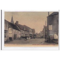 BRIOUZE : place du marché aux volailles (toillée) - tres bon etat