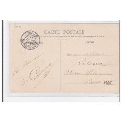 CARROUGES : 15 septembre 1908, place de la mairie - tres bon etat