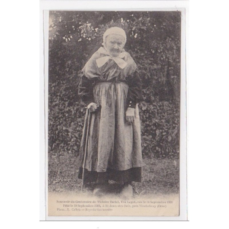 St-JEAN-des-BOIS : souvenir du centenaire de victoire Turiel, née 14 septembre 1809 - tres bon etat
