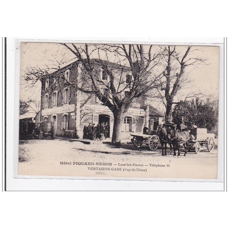 VERTAINZON-GARE : hotel piquand-begon - tres bon etat