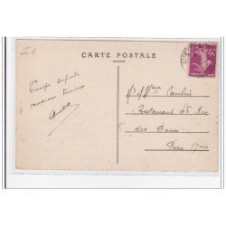 St-GERMAIN-L'HERM : route de vernet, un courier postal dans les neiges - tres bon etat