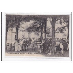ALBIGNY : ferme d'albigny, marron, restaurateur - tres bon etat