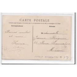 CHAZAY-D'AZERGUES : porte de la ville surmontée du baboin (montreur d'ours) - tres bon etat