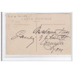 MORNANT : vue de la place, un jour de marché (toillée) - tres bon etat