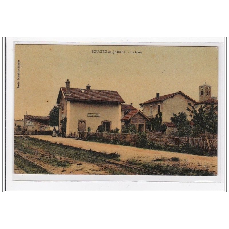 SOUCIEU-en-JARRET : la gare - tres bon etat SOUCIEU-en-JARRET : la gare - tres bon etat