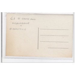 VELLEURBANNE : carte photo, brasserie - tres bon etat