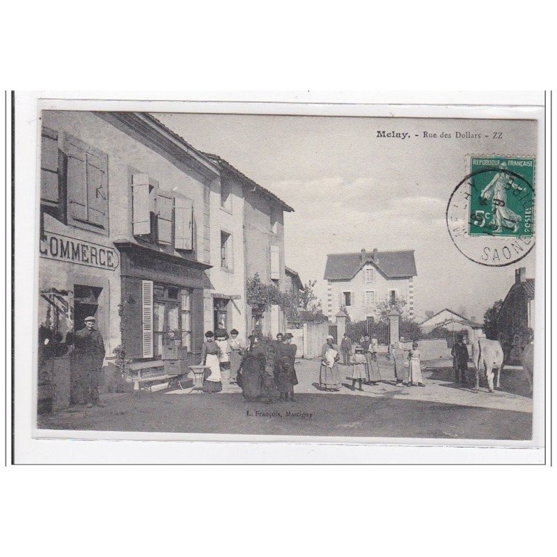 MELAY : rue des dolars, commerce - tres bon etat
