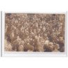 MONCEAU-les-MINES : festival de 1920/25?, Mr. Lefort dirige sur l'estrade 2CPA - tres bon etat