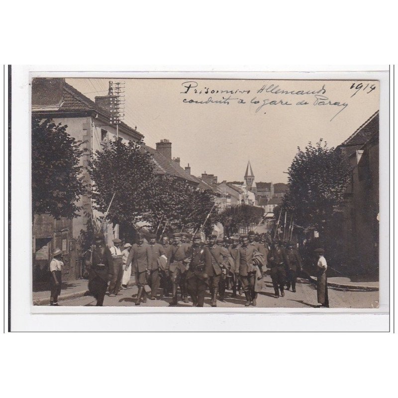 PARAY-le-MONIAL : militaires, prisonniers allemand, lot de 5 CPA - tres bon etat