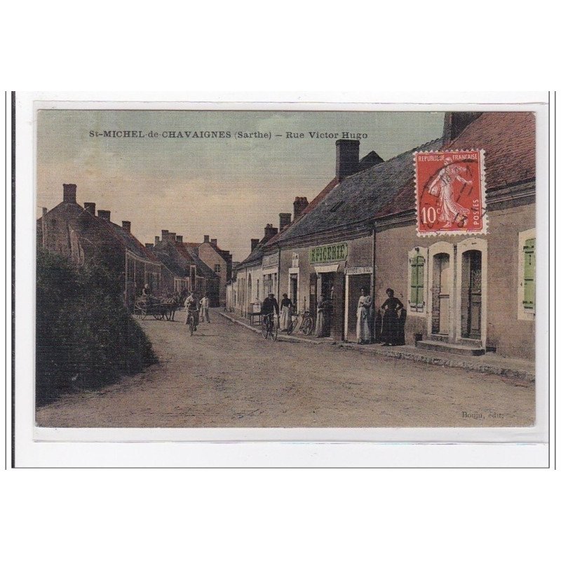 St-MICHEL-de-CHAVAIGNES : rue victor hugo (toillée) - tres bon etat