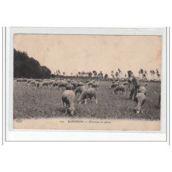 BARBIZON -  Moutons en plaine - très bon état