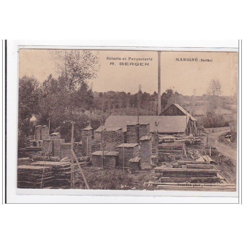 MARIGNE : scierie et parqueterie - tres bon etat