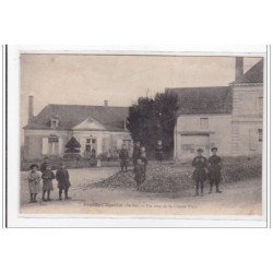 PRUILLE-L'EGUILLE : un coin de la grande place - tres bon etat