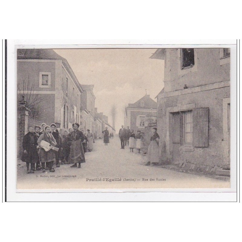 PRUILLE-L'EGUILLE : rue des ecoles - tres bon etat