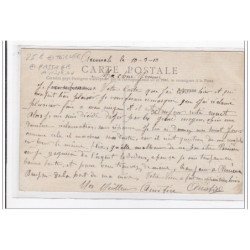 AUMALE : rue henri IV et chateau de longue-rue (passage a niveau) (toillée) - tres bon etat