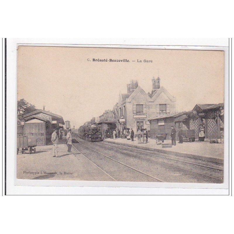 BREAUTE-BEUZEVILLE : la gare - tres bon etat