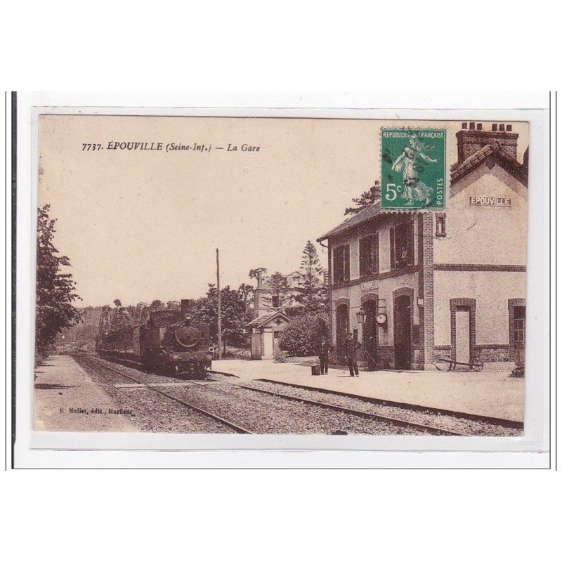 EPOUVILLE : la gare - tres bon etat