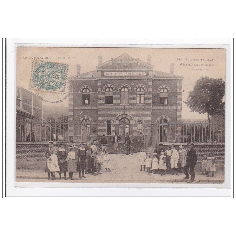 GRAND-COURONNE : la gendarmerie - tres bon etat