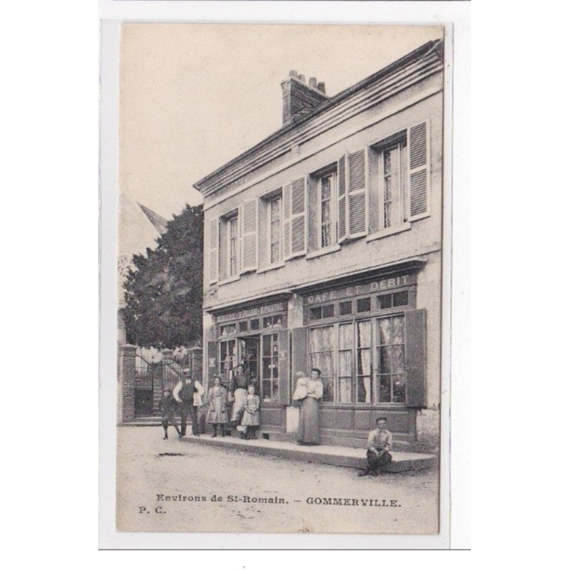 GOMMERVILLE : cafe et debit - tres bon etat