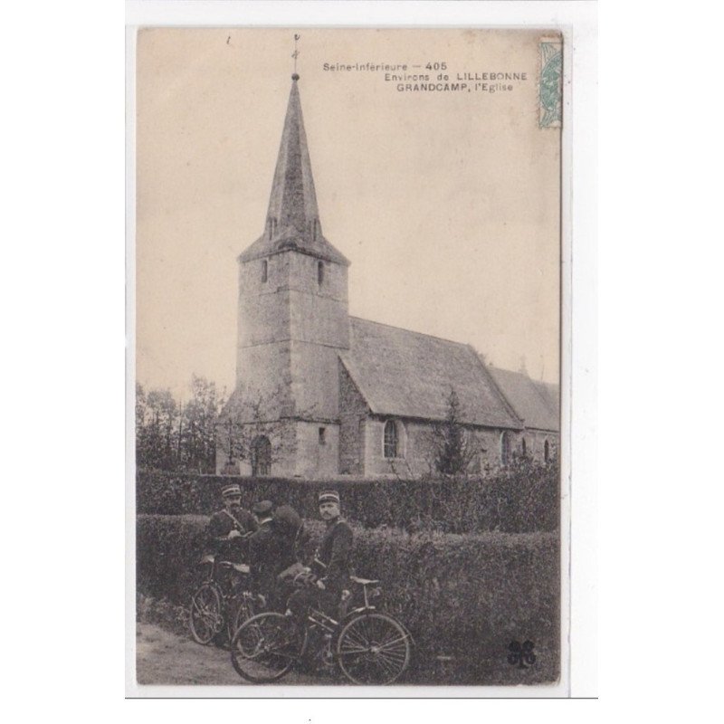 GRANDCAMP : l'eglise - tres bon etat