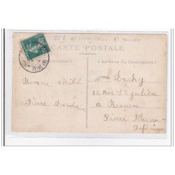 CAUDEBEC : rue de la république (imprimeur) (toillée) - tres bon etat
