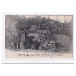 LAGNY : restaurant du chariot d'or, attelage - tres bon etat