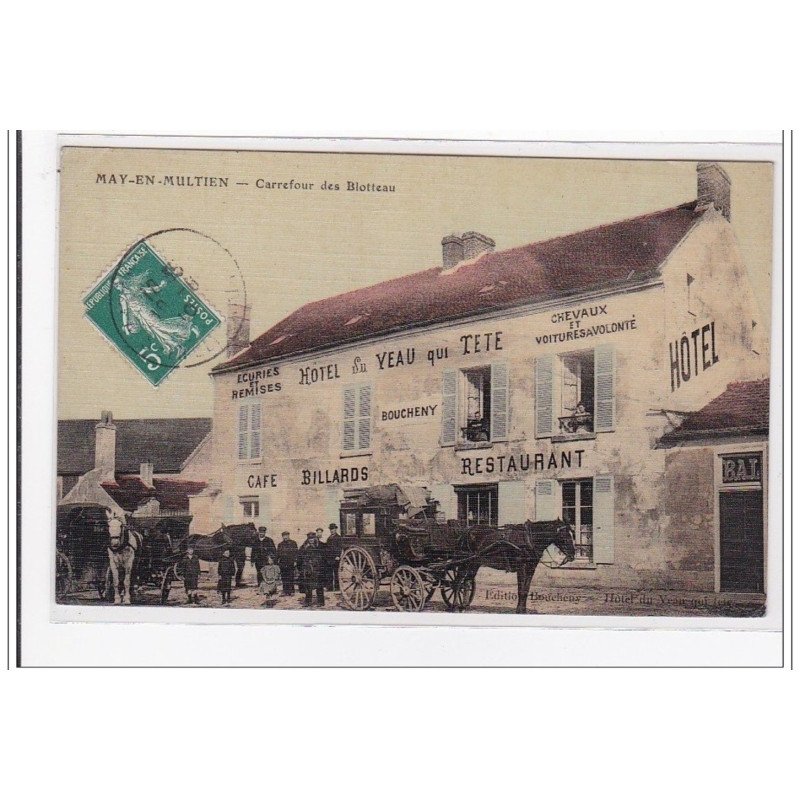 MAY-en-MULTIEN : carrefour des blotteau (toillée) - tres bon etat