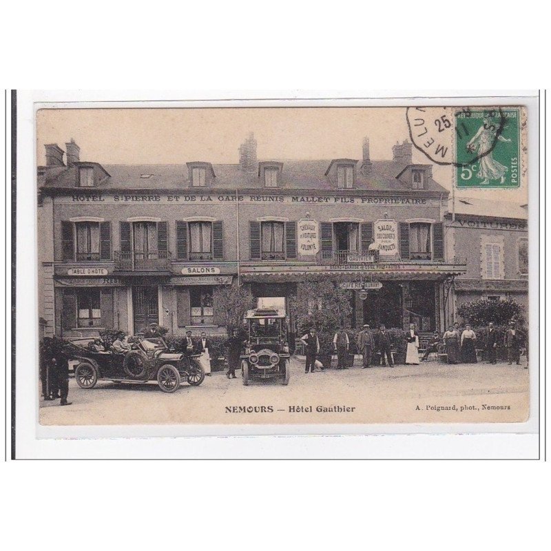NEMOURS : hotel gauthier - tres bon etat