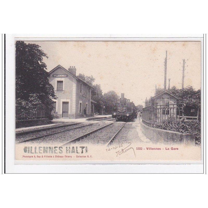 VILLENNES : la gare - tres bon etat