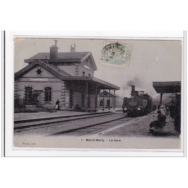 MAREIL-MARLY : la gare - tres bon etat