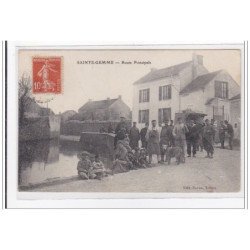 SAINTE-GEMME : route principale - tres bon etat