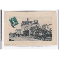 BREVAL : hotel de la gare - tres bon etat
