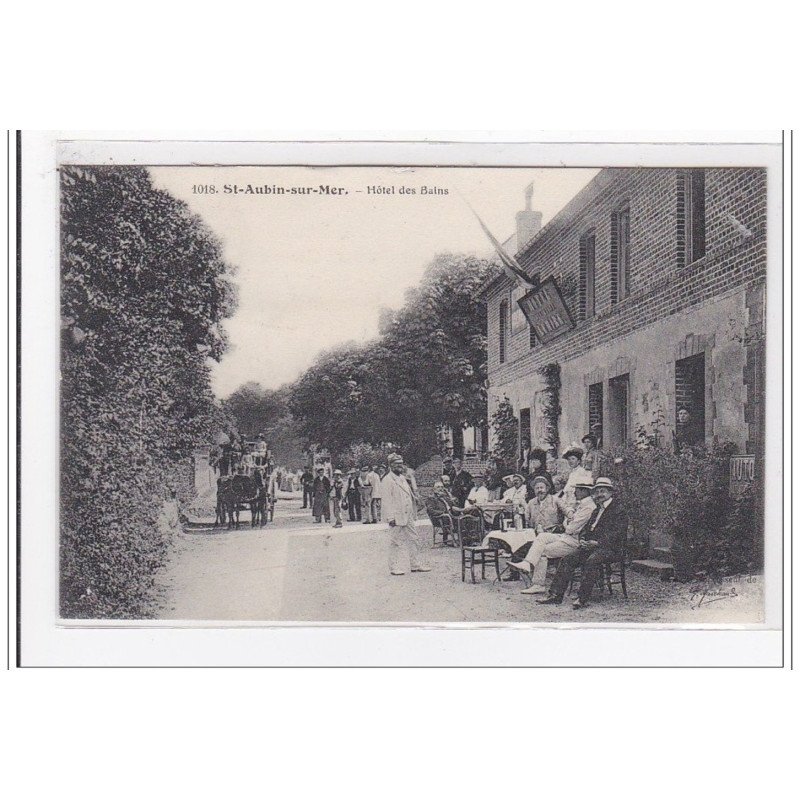 St-AUBIN-sur-MER : hotel des bains - tres bon etat