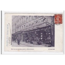 LE HAVRE : rue de normandie, pres le rond-point - etat