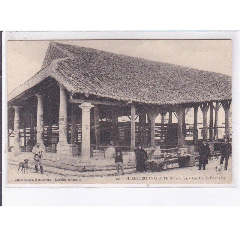 VILLEBOIS-LAVALETTE: les halles centrales - très bon état