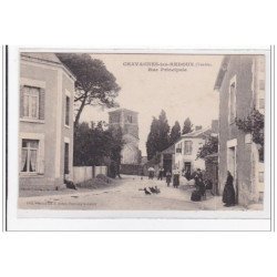 CHAVAGNES-les-REDOUX : rue principale - tres bon etat