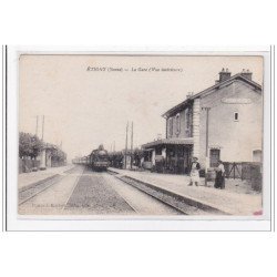 ETIGNY : la gare (vue intérieur) - tres bon etat