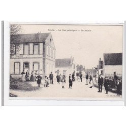 ROSOY : la rue principale, la mairie - tres bon etat